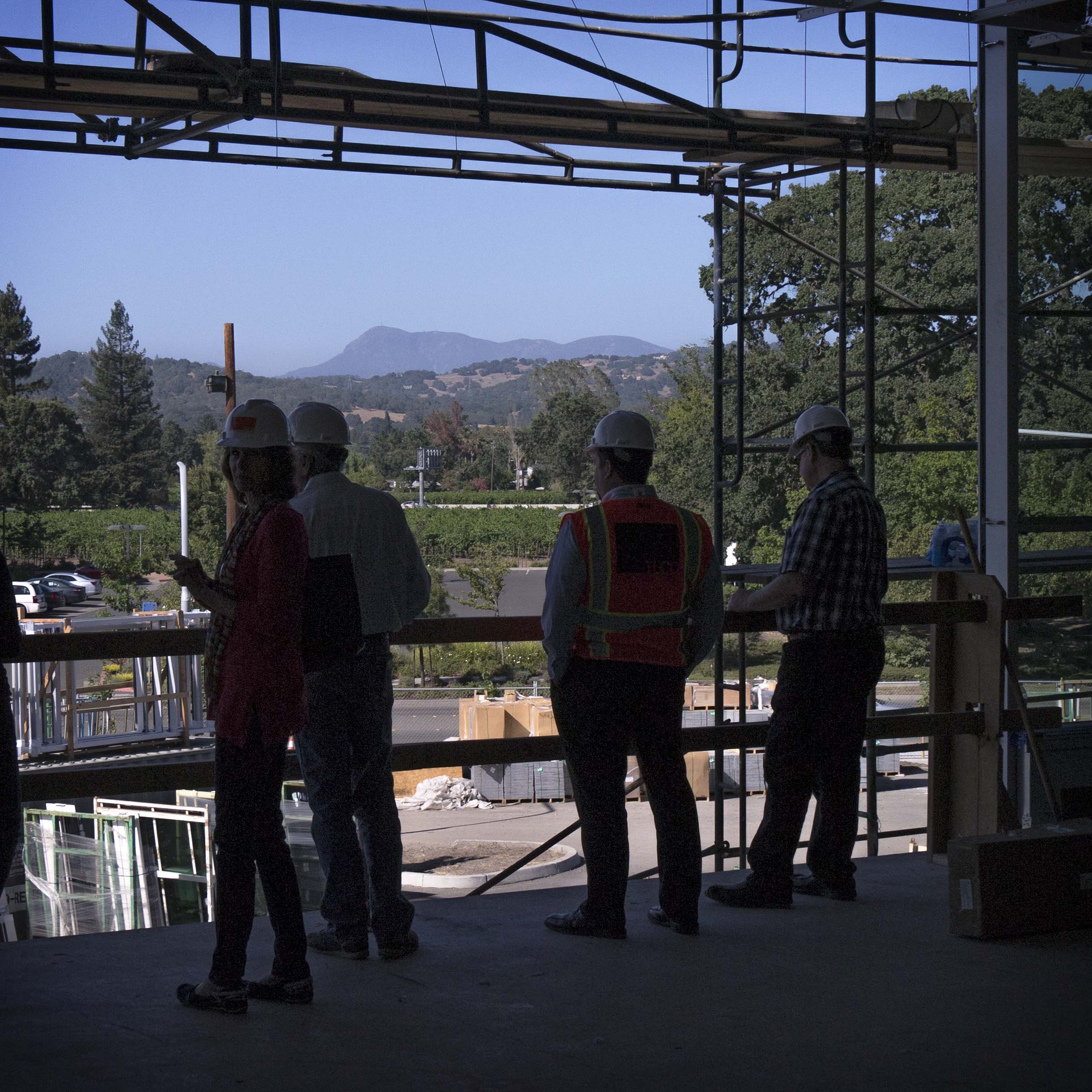 TLCD Architecture, American AgCredit Headquarters Building, Santa Rosa, CA, Staff Tour, Construction Update