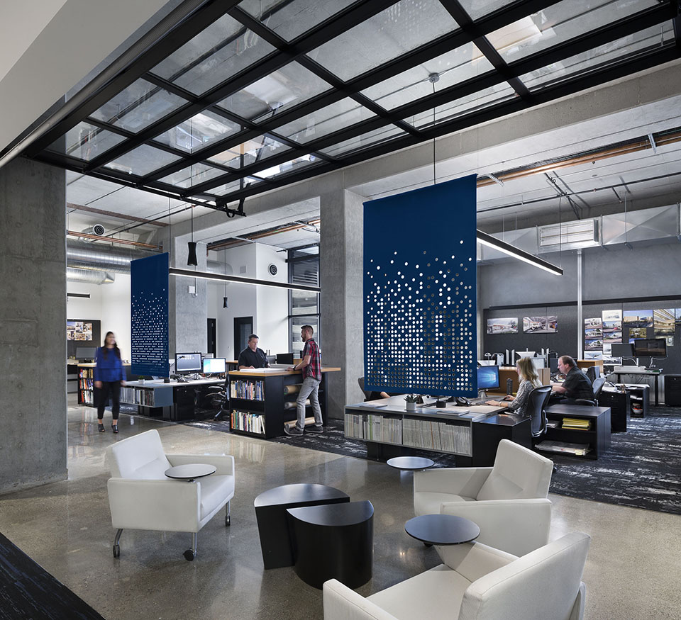 TLCD Architecture, LEED Commercial Interiors, USGBC, Office Design, Urban Office